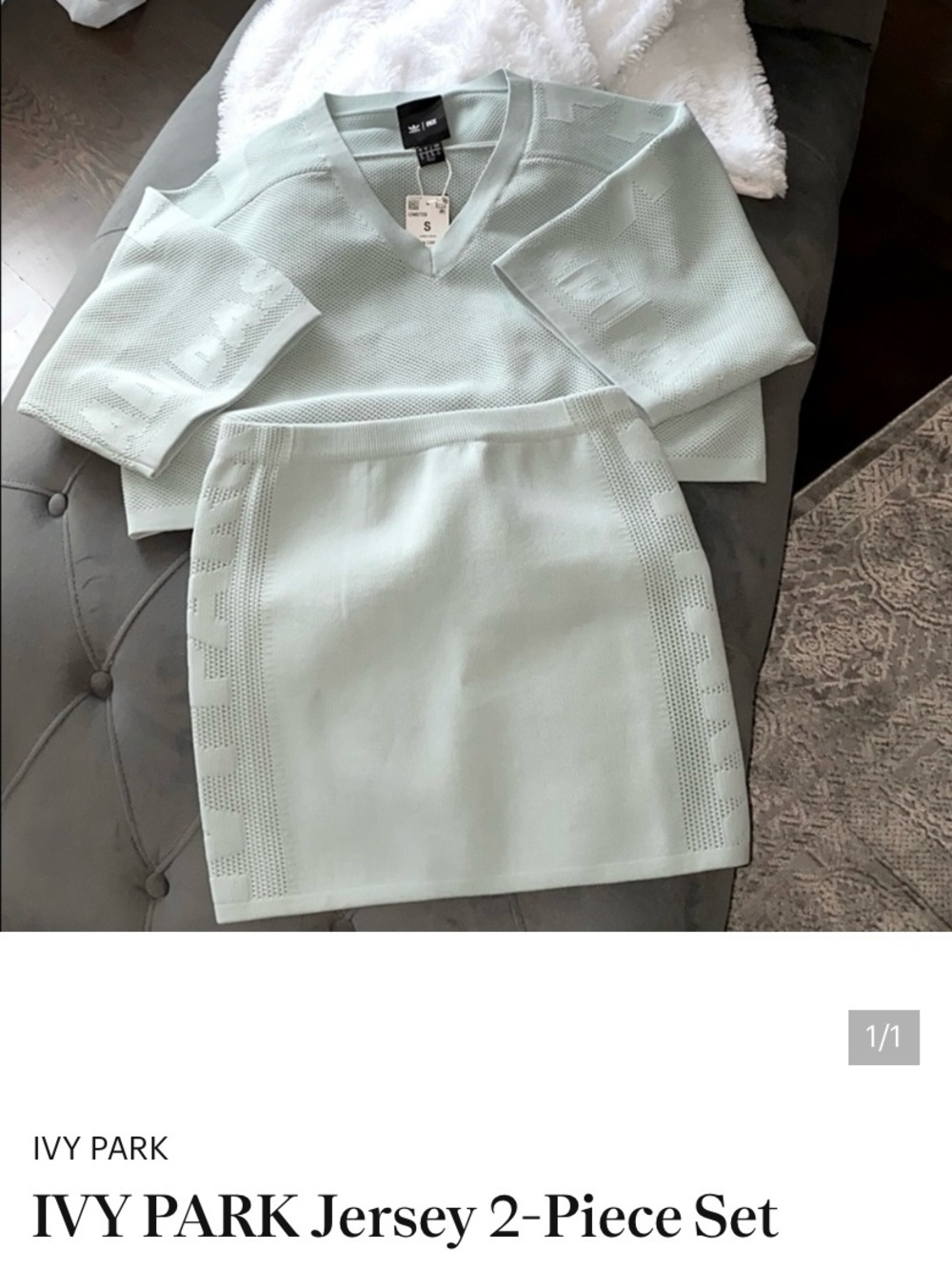 IVY PARK Mint Knit Jersey Skirt - Women's